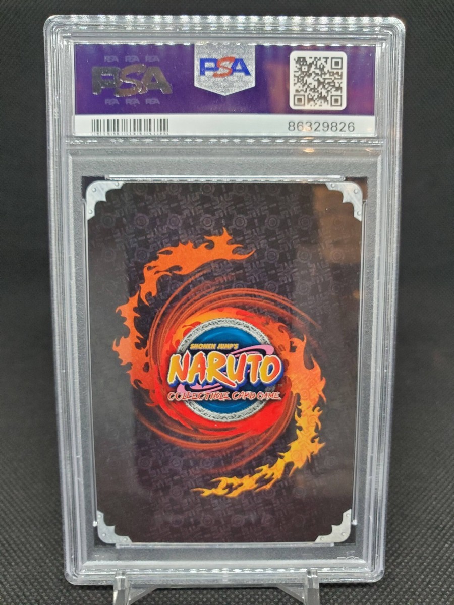 2010 Naruto & Sasuke PR 064 Untouchable Tins PSA 9 MINT Naruto CCG