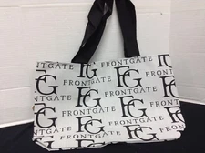 Frontgate Tote beach grocery go green book Shopping Bag Satchel purse 22x15 new