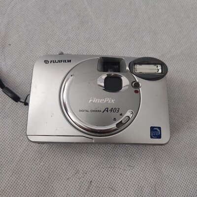 Fujifilm FinePix A403 2.1MP Compact Digital Camera Silver Photography Snaps Pix