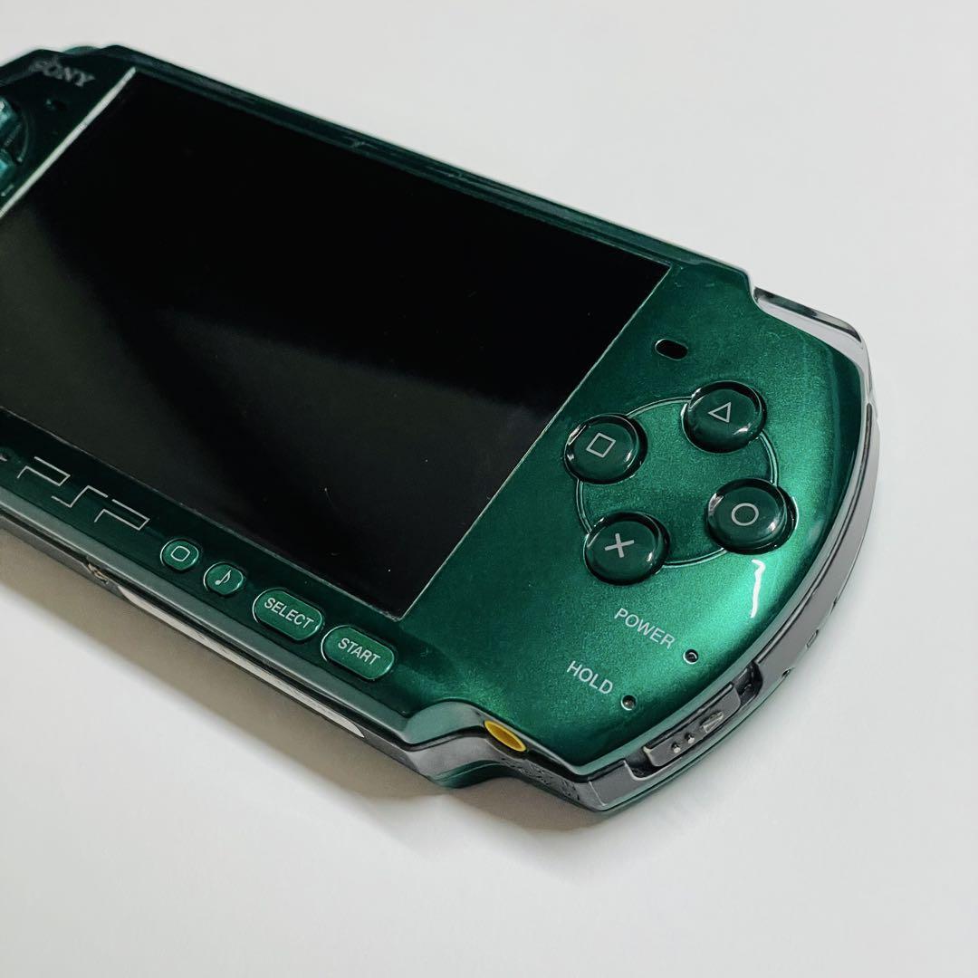 PSP 緑 Sony PlayStation Portable PSP 3000 Spirited Green Console