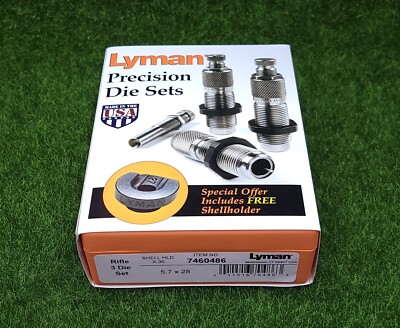 Lyman 7460486 5.7 x 28mm Precision Die - Set of 3 for sale online