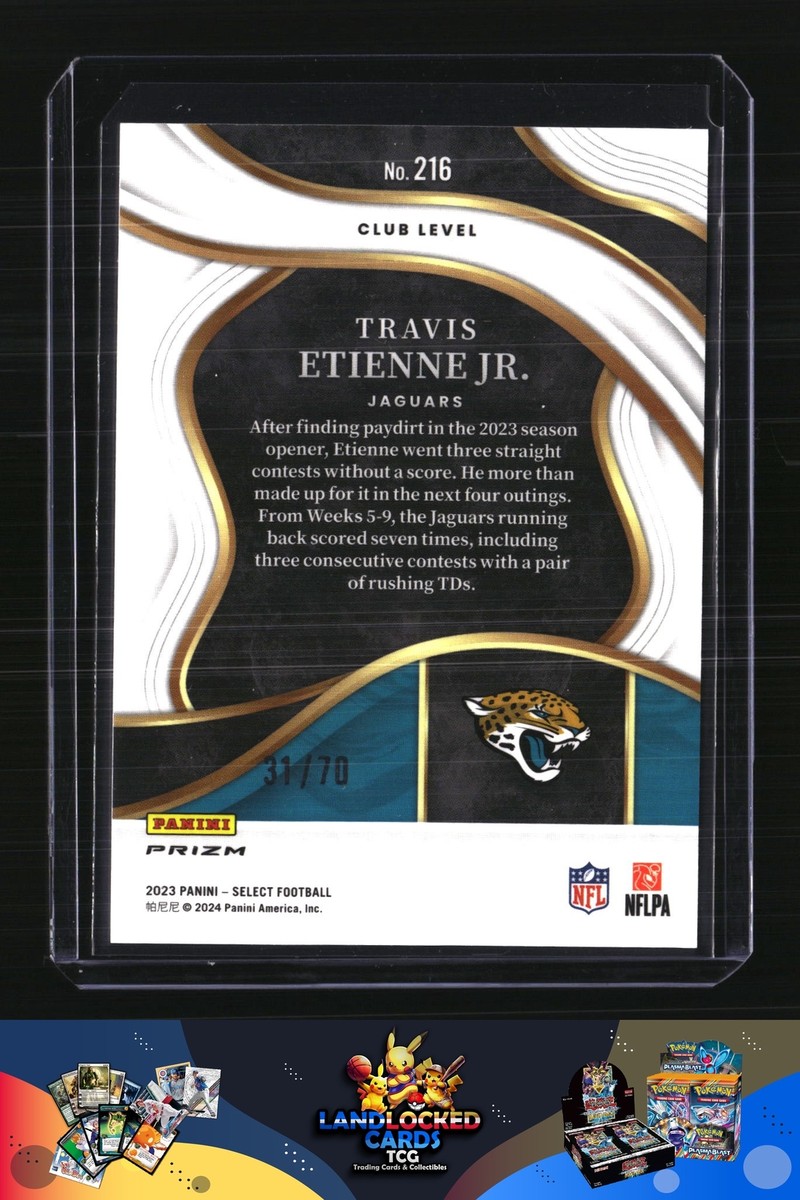 2024 Panini Select Travis Etienne Jr. /70 Club Level Dragon Scale
