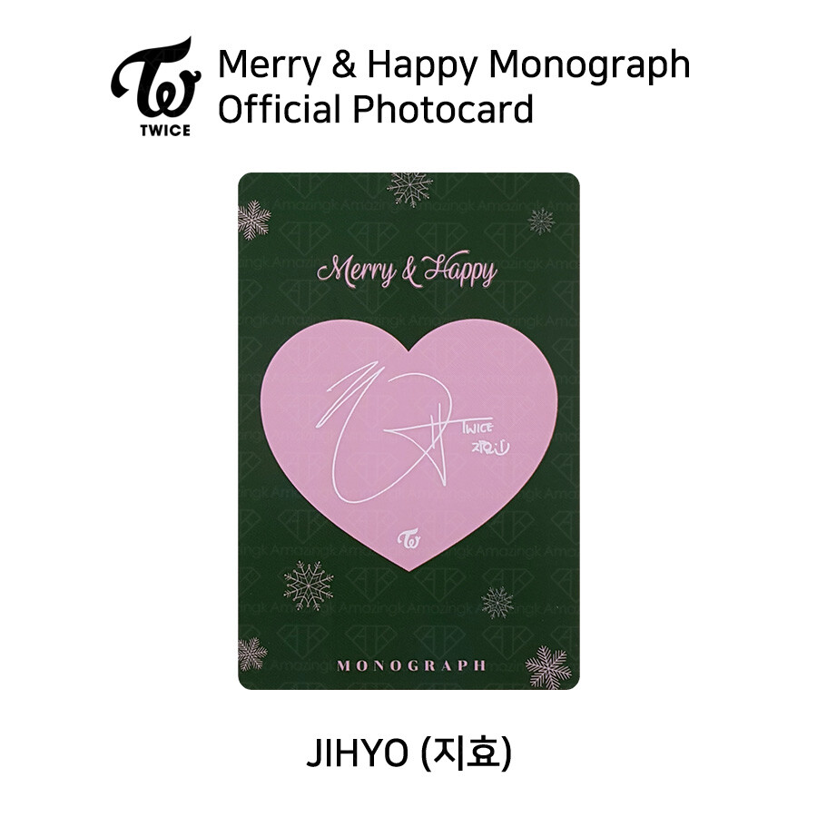 K-POP・アジア twice monograph merry&happy TWICE Merry & Happy Monograph Photocard | eBay