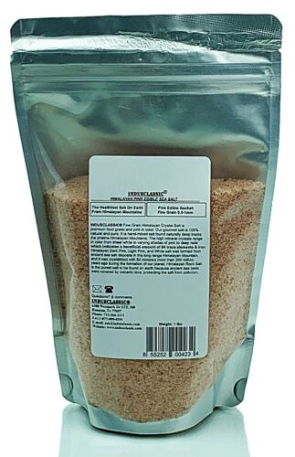 IndusClassic Himalayan Edible Pink Cooking Sea Salt - Fine Grain (0.5mm to 1mm) - Afbeelding 1 van 23