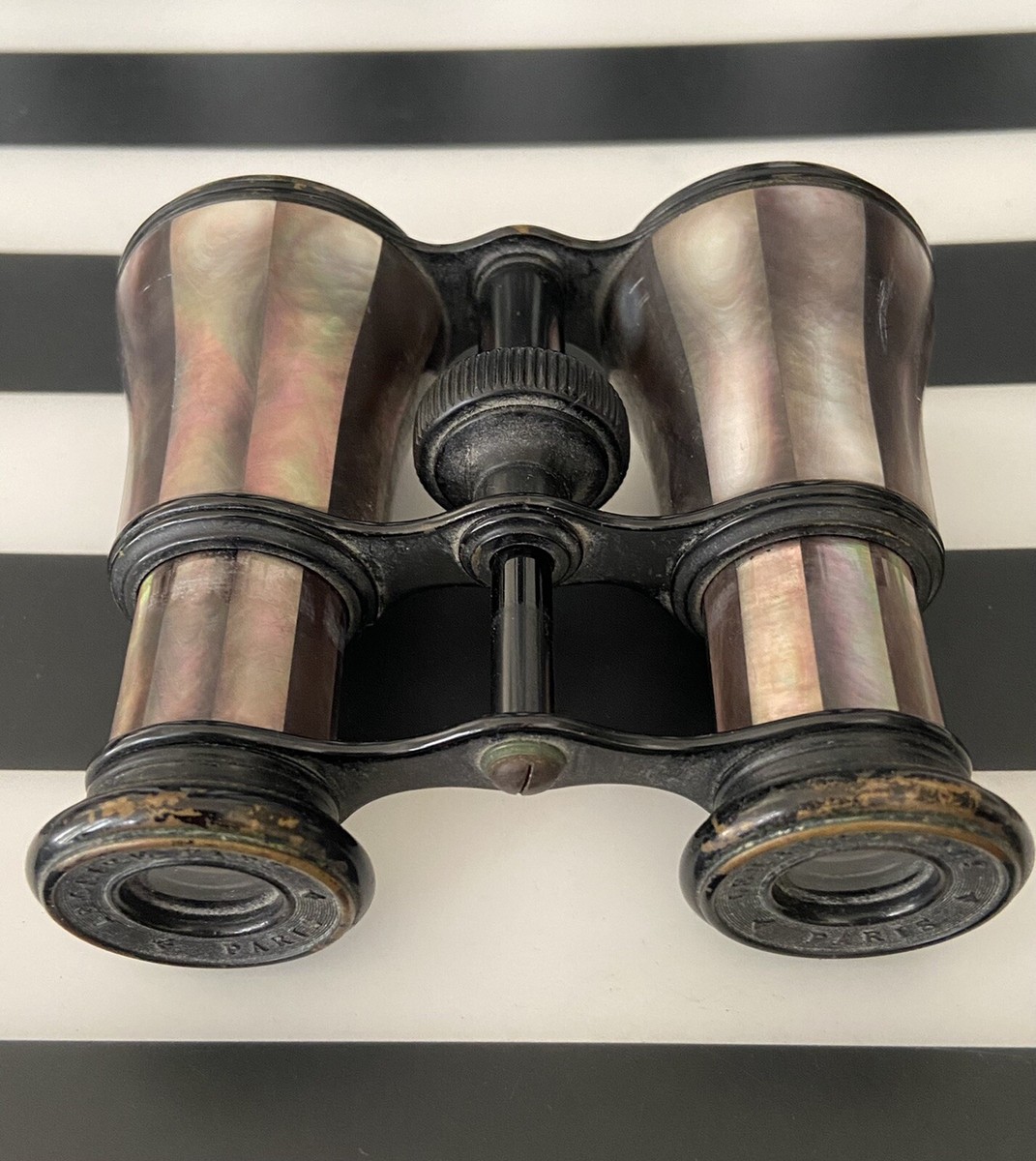 Antique Lemaire Fabt Paris Mother of Pearl Opera Glasses