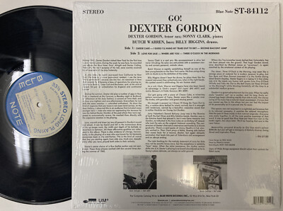 DEXTER GORDON - Go! LP (BLUE NOTE 75th Anniversary Issue, Shrink