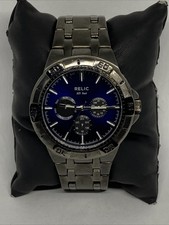 Relic Men's ZR15533 Garrett Gunmetal 
