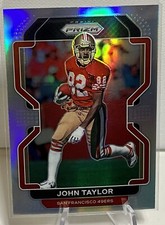 2021 Panini Prizm Football NFL #61 John Taylor Base Silver Refractor 49ers