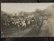 Foto Cartolina 1a Guerra Mondiale Località E Personaggi Da Identificare