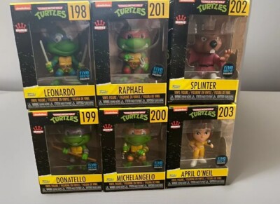 Funko Teenage Mutant Ninja Turtles Exclusive Set Of 6 198-203 New
