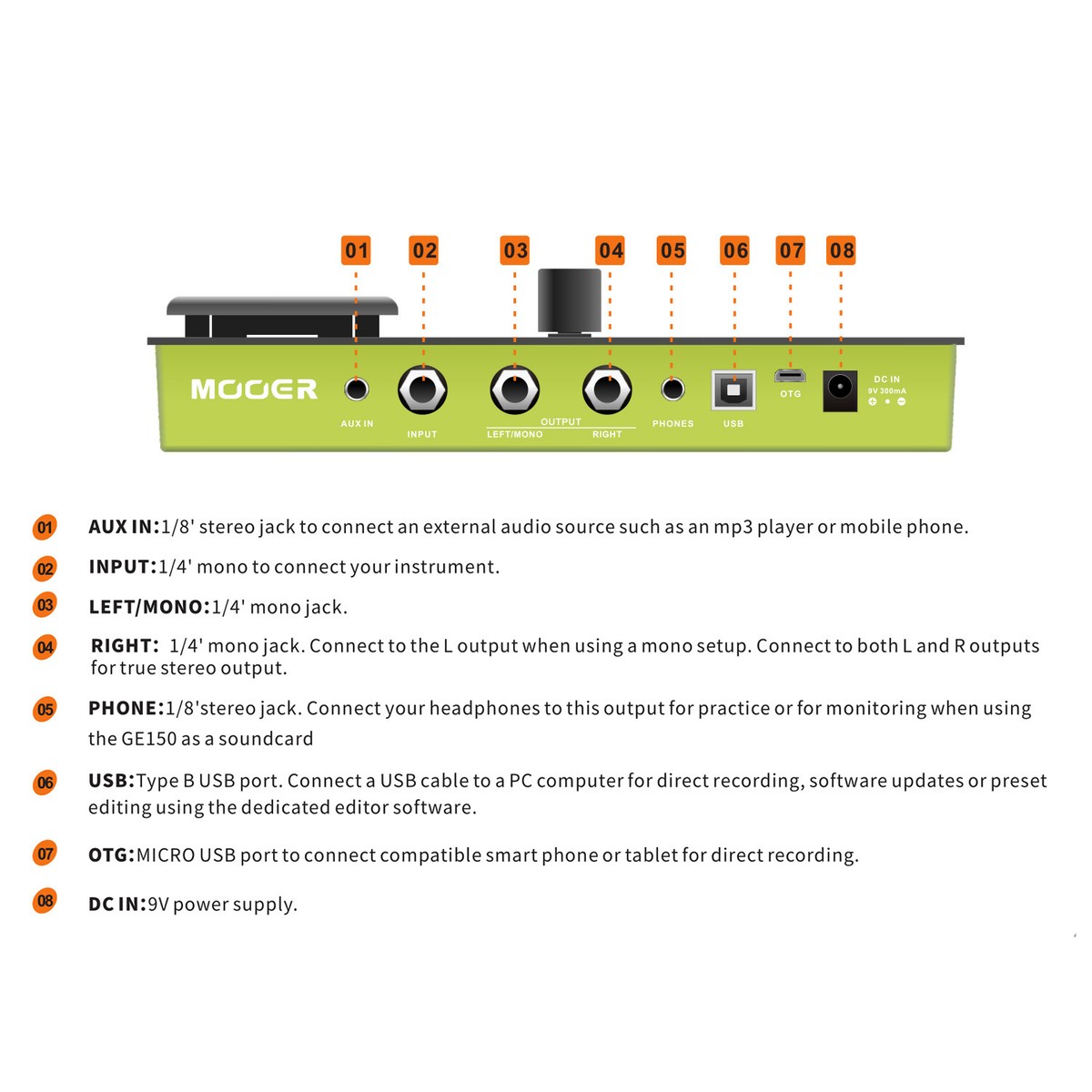 J*o様 [激安値段!] Moore GE-150 Mooer GE150