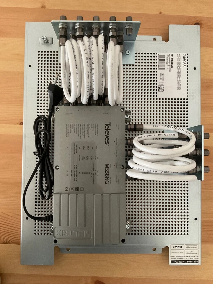 TELEVES Multischalter Komplettset 8 Teilnehmer 5Eing aktiv NTeingeb 5Ausg - Bild 2 von 4