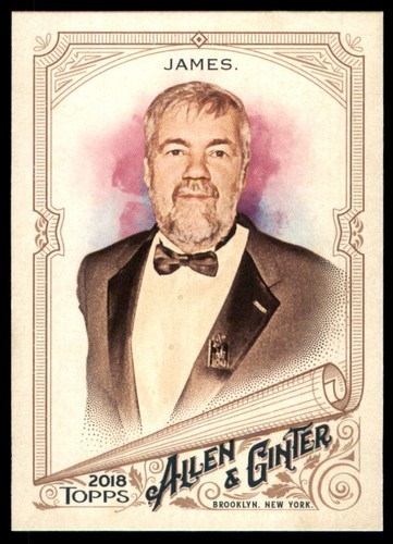 2018 Topps Allen & Ginter #157 Bill James - Picture 3 of 4