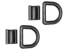 2 pc 1/2" D Rings Weld-On Flatbed Truck Trailer Ratchet Strap Cargo Tie Down 12K