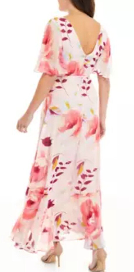 taylor floral-print fit & flare dress Taylor Petite Floral-Print Fit & Flare Dress