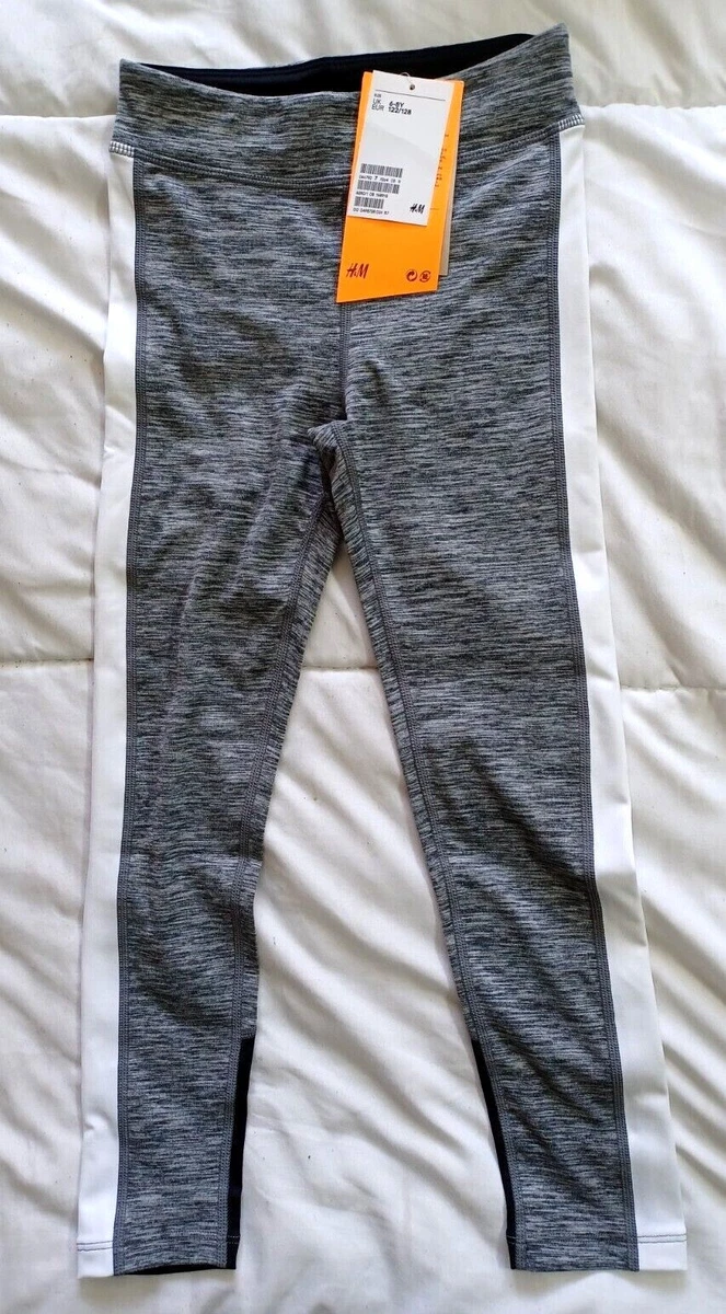 H&m side top stripe leggings