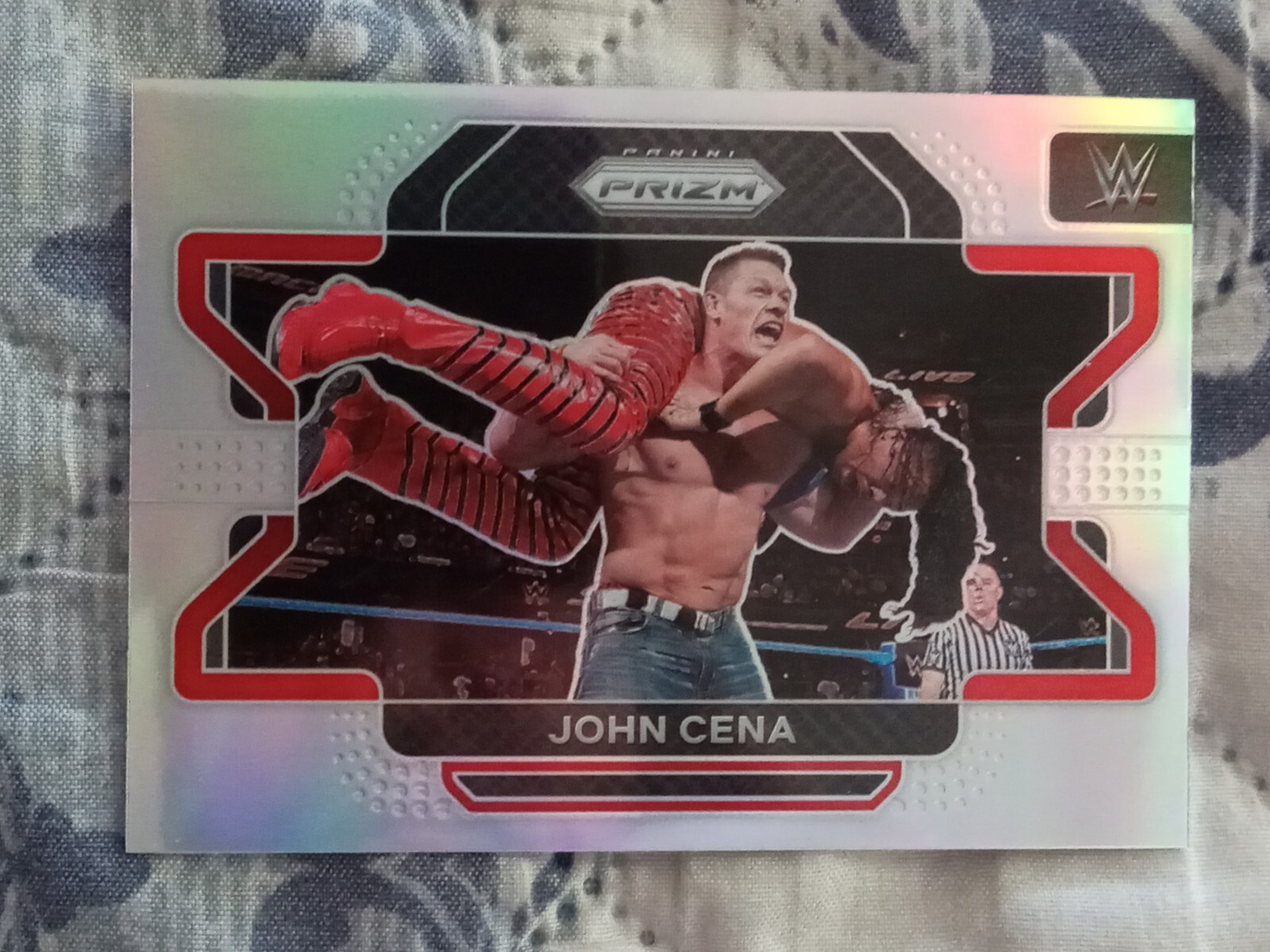 2022 Panini Prizm WWE - Silver Prizm #45 John Cena