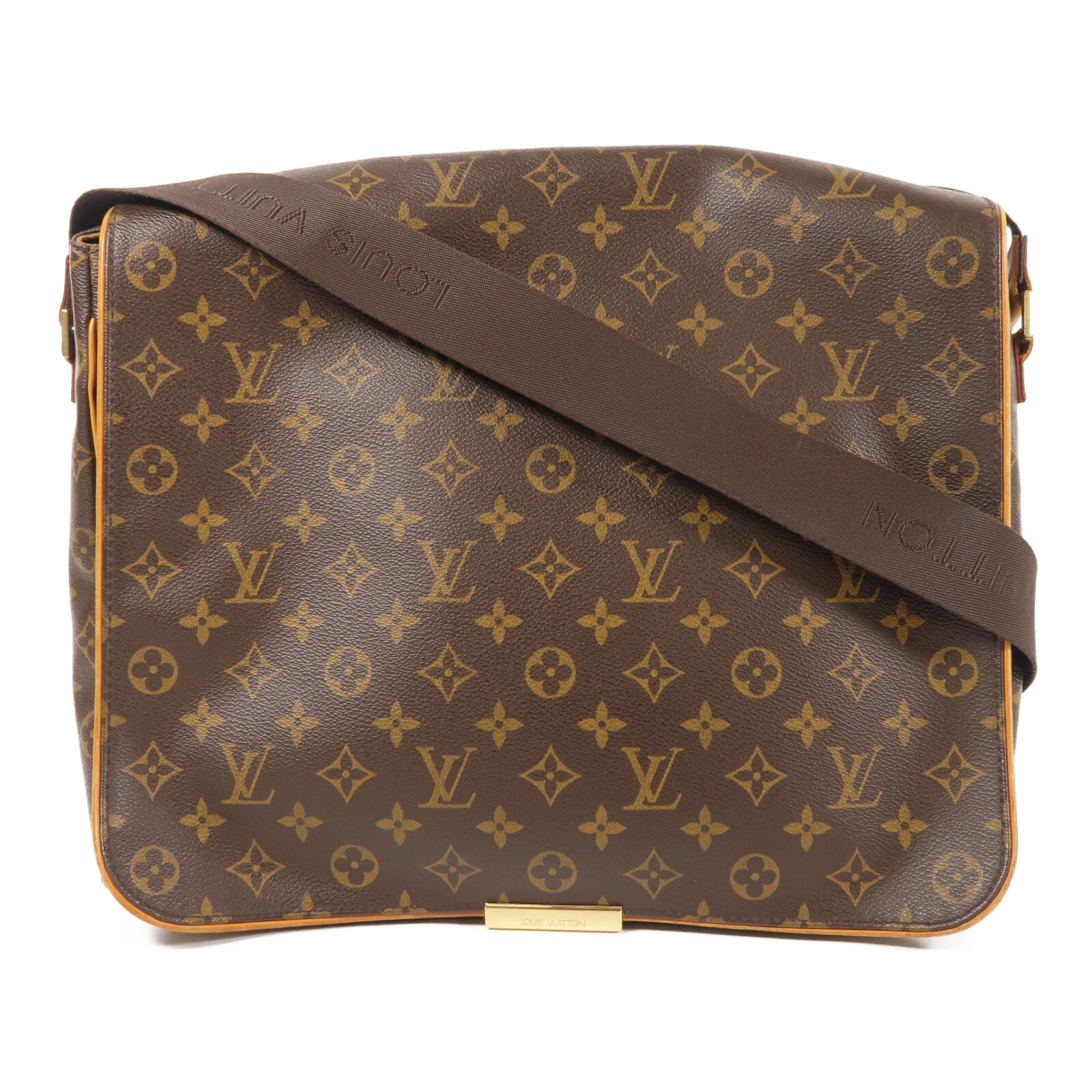 LOUIS VUITTON（LV） Borsa messenger Louis Vuitton LV GHW Abbesses M45257 monogramma marrone