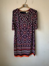 Eliza J Womens Dress 14 Preppy Old Money Timeless Tribal Wedding Guest Aztec