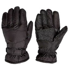 Igloos Youth Insulated Ski Gloves, Black - NWT