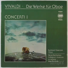 BURKHARD GLAETZNER VIVALDI WORKS FOR OBOE ETERNA 1989 DIGITAL 725178 NM
