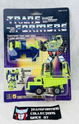 Transformers Original G1 1985 Constructicon Long Haul MOSC for Devastator TM