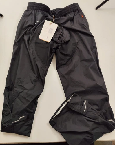759F Vaude ME Herren Drop Pants II Regenhose Schwarz 48 / S Pants Hose