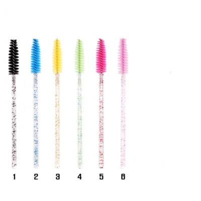 Disposable Eyelash Brushes Mascara Wands Eyebrow Spoolie Applicator Cosmetic Kit