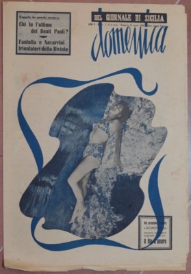 Dimanche Du Journal De Sicile 25 Août 1946 Gozzano Mer Et Paoli Cinema