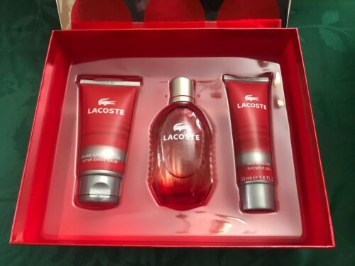 Lacoste Red Style in Play SET (w/ EDT); vintage; NIB; FATHER's DAY IS COMING!
