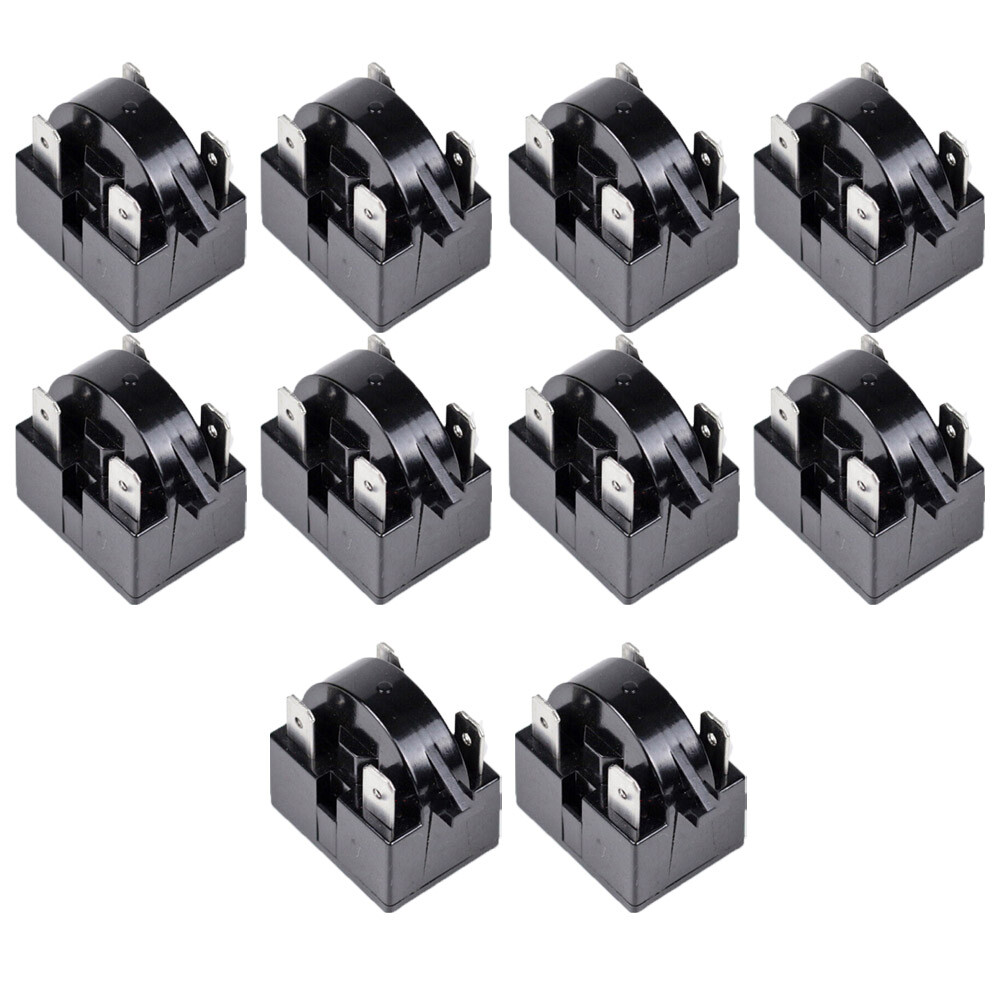10pcs Refrigerator Start Relay PTC for QP2-4.7 4.7Ohm 4Pin Compressor Relay-image