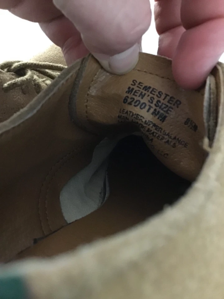 ZAPATOS OXFORD BUC EDICIÓN ESCOLAR SEMESTRE HOMBRE BRONCEADO SUCIO TALLA 8,5 M Foto 4 de 4