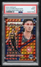 2024 Mosaic Stare Masters Blue Prizm /199 Zaccharie Risacher #20 PSA 9 MINT 16wc