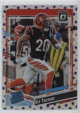 2023 Panini Donruss Optic Rated Rookie Stars Prizm DJ Turner #220 0y6s