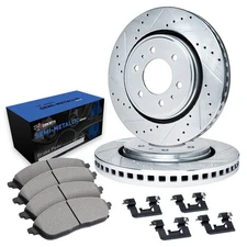 For Mitsubishi Mighty Max 86-96 Brake Kit Drilled & Slotted Front Brake Kit w