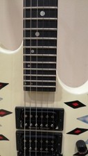KRAMER NightSwan Vintage White with A Electric Guitar