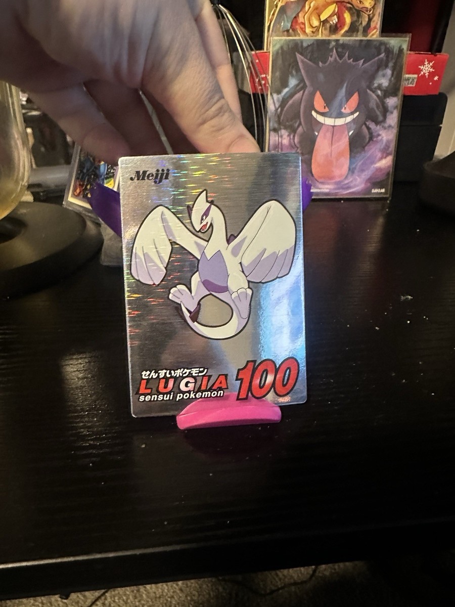 Lugia Japanese Meiji Chocolate Promo 2001 Pokmon Card Silver Foil Rare Lugia Japanese Meiji Chocolate Promo 2001 Pokmon Card Silver Foil Rare
