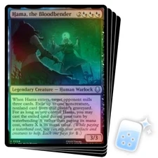 FOIL HAMA, THE BLOODBENDER X4 Avatar: The Last Airbender TLA Magic MTG MINT CARD