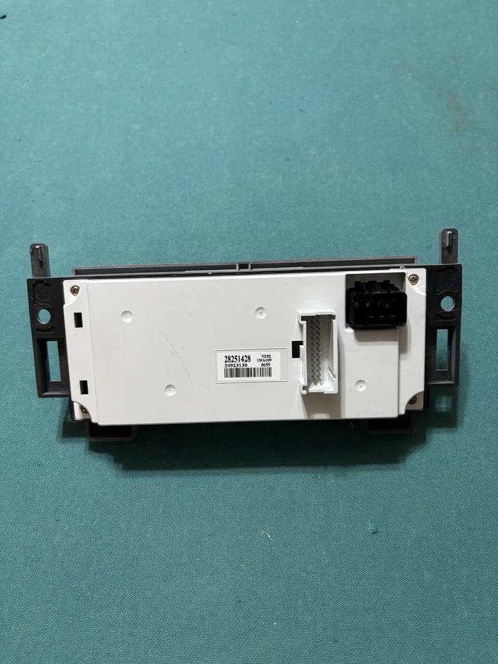 Panel de control de climatización ACDelco GM equipo original para Chevrolet Malibu 08-12 Foto 2 de 3