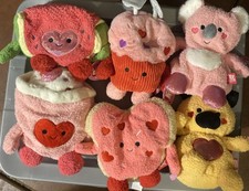 Bum Bumz 7.5" Plush Valentine's 2024 FULL SET of 6 In Hand Ready To Ship