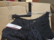  2 Xhilaration Women's Push-Up Padded Racerback Lace Bralette Black New Medium