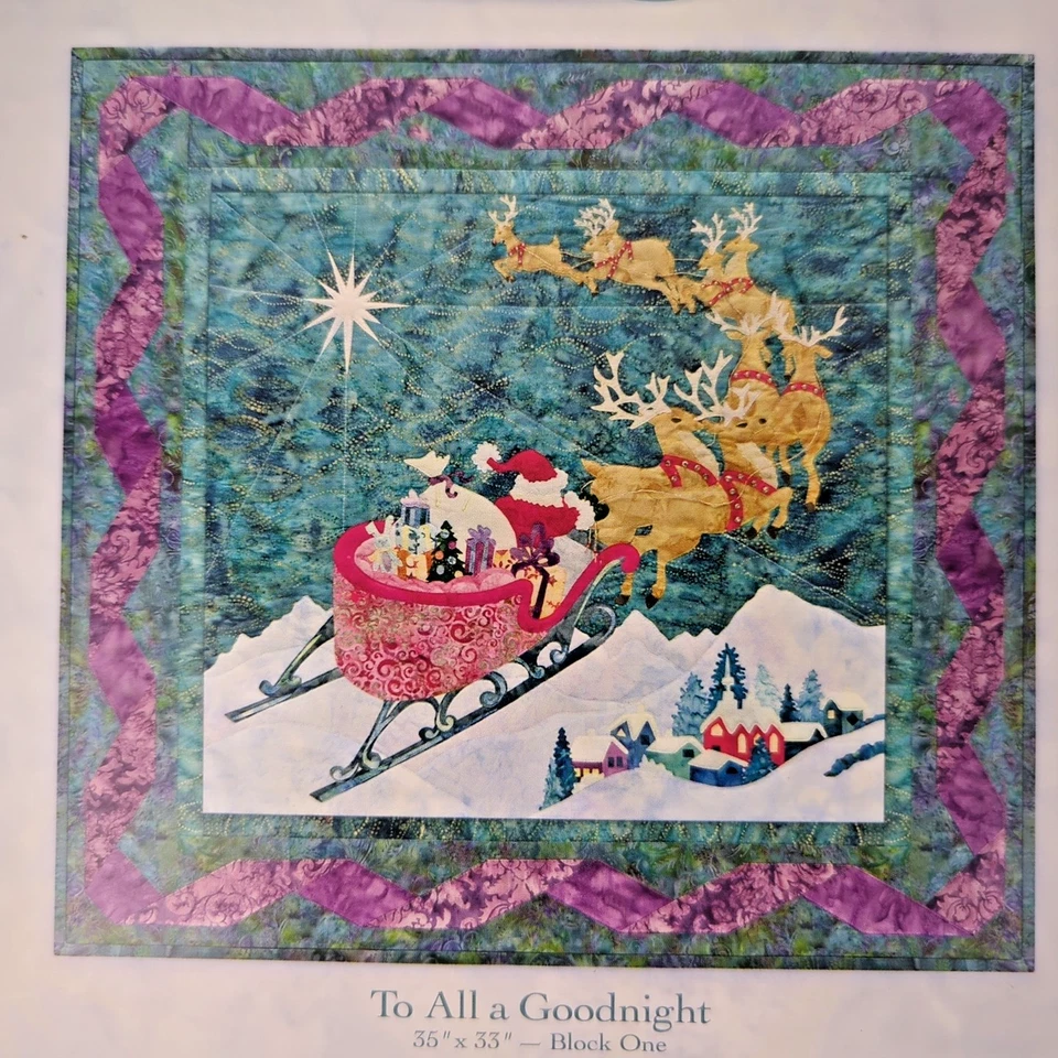 McKenna Ryan's "Heaven and Nature Sing" Complete Set of 6 Quilt Patterns Uncut - Image 3 of 4