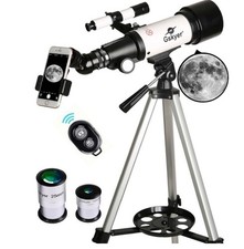 Gskyer Telescope 70mm Aperture 400mm AZ Mount Astronomical Refracting Telescope