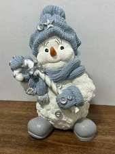 Snow Buddies 11” YUMMY Snowman w/ Candy Cane #94182 Encore Group -1999