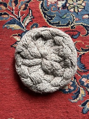 Fratelli Talli Wool & Alpaca Taupe Knit Hat