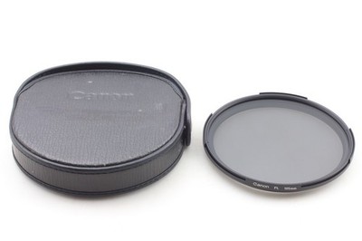 [ N MINT +++ w/ Case ] CANON 105mm PL Polarizing Filter From JAPAN