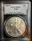 2008-W American Silver Eagle Dollar PCGS MS69