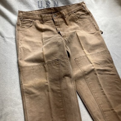 Vintage 70's Key Workwear Double Knee Carpenter Pants 40x27 Crisp