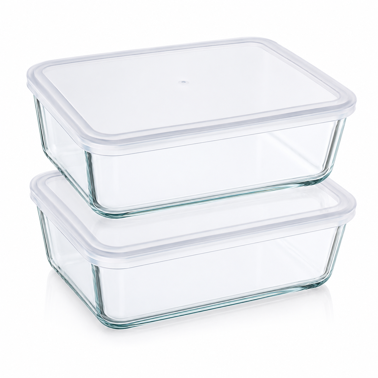 Pyrex Food Storage Containers Cook & Freeze Glass 2 x1.5L Microwave Freezer Oven