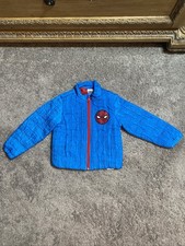 Disney Store Marvel Spider-Man Light Weight Quilted Jacket Size 3